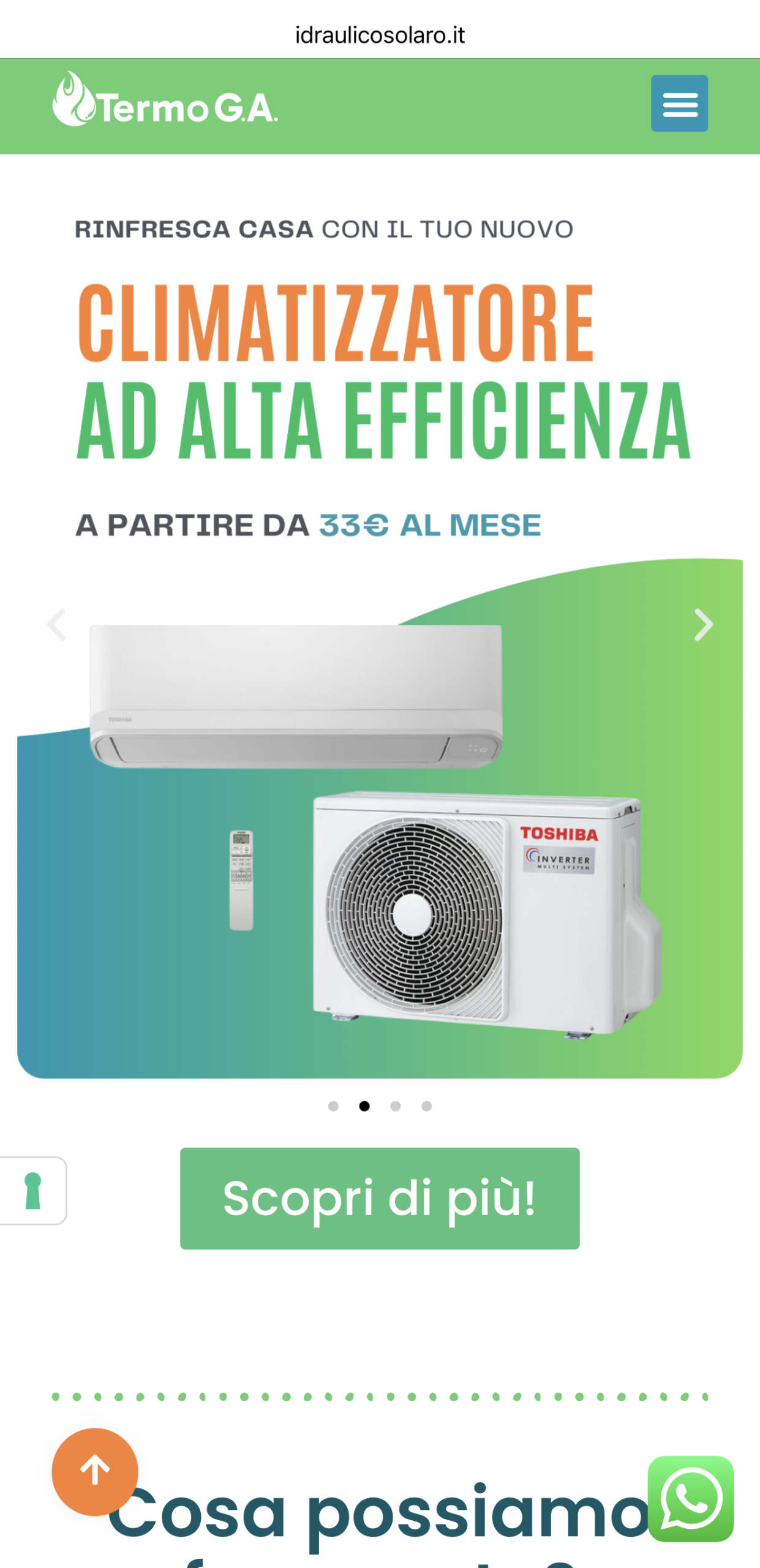 Anteprima sito Idraulico Solaro